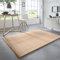 Taracarpet Waschbarer Flauschiger Uni Kurzflor Teppich, Anti-Rutsch, Felloptik, Super Soft Beige 140x200 cm