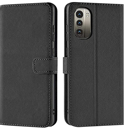 Verco Funda para Nokia G11, Nokia G21 Telefono Movil Case Compatible con Nokia G11 / G21 Libro Protectora Carcasa, Negro
