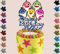 Baby Shark Glitter Personalised Cake Topper with Any Name (Marine)