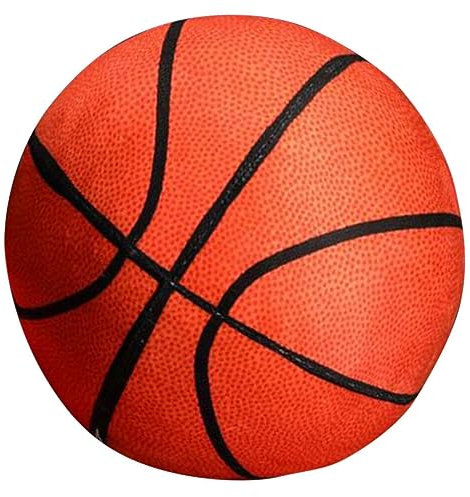 Artibetter Kissen aus Plüsch, Basketball, 24 cm, Sportballkissen, Plüsch, weich, Sportgeschenk, für Zuhause, für Kinder (Basketball)