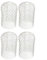 HEIBTENY 4 Stück Metall Dachrinne Mesh Guards Abflussrohrabdeckung Fallrohr Blatt Schmutz Filter Sieb Abdeckungen Dachrinnenfallen 150 x 80 mm für 5,1 cm - 10,2 cm rechteckige runde Dachrinne