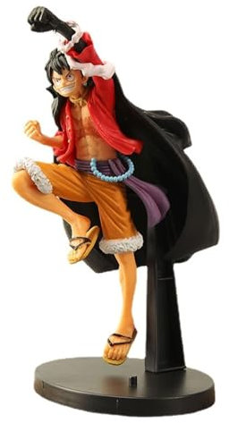 Umbrean Actionfiguren Luffy 20cm Animationsmodell Tischdekoration Geburtstagsgeschenk für Kinder Spielzeug Handgemachte Micro Landschaft Dekoration Sammlung Geschenk Geschenke
