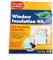 DIVCHI Window Insulation Kit Clear Transparent Insulating Shrink Film with Adhesive Tape