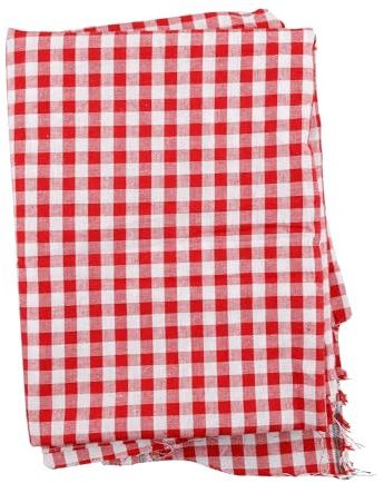 Rumyve Nappe à carreaux rouge et blanc lavable en tissu à carreaux pour extérieur, pique-nique, cuisine, fête à la maison, fête d'anniversaire, festivals