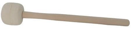 Maza de Bombo con cabeza de fieltro de lana,mod.4P10 Qbano, ideal para Bombos y otros instrumentos percusión.