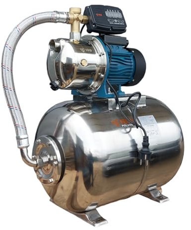 PAG Turbo GmbH - Hochwertiges Edelstahl Hauswasserwerk 50L - 3600L/h - 5bar + Trockenlaufschutz IBOPRESS SX
