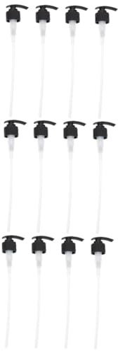 FUNOMOCYA 12 STK Pumpenkopf Drücken Nebelsprühdüse Pp Pumpenkopf Sprühflaschendüse Pp Druckpumpe Sprühdüsen Für Pp-handseife Dosierpumpe Weiße Handseife Ersatz-presspumpe Pumpenkopf Sprühen