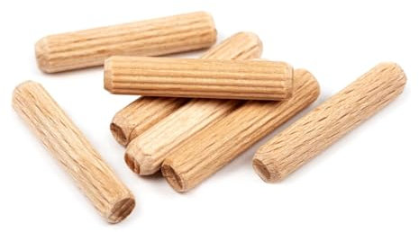 Estika holzdübel, 8 x 40 mm , holdübel set 100x, holzdübel 8mm, holzstopfen, dübel, Holzdübelstifte