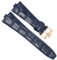 SOMKB Uhrenarmband aus echtem Leder für Vacheron Constantin Serie 4500 V, 5500 V, P47040, Edelstahl-Schnalle, 25 x 8, 25 x 7 Uhrenarmband, 25mm-7mm, Achat