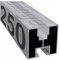 StoffTex Solar Schiene Solarprofil Aluminiumprofil PV Anlage Nut 8 10 40, 0% §12Abs.3UStG Solarmodule Solarpanel Befestigungssystem Montageschiene Dachmontage Modulträger (250cm ; 40x40cm, Typ S)