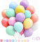 Pastell Luftballons Geburtstag,100 Stück 12 Zoll Luftballon Pastell,Bunte Ballons,Latex Luftballons Set,Bunte Ballongirlande Partydeko, Geburtstagsdeko, Hochzeitsdekoration, Babypartydekoration