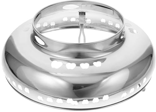 Happyyami 1Stk Brandschutz küche armaturen küchenaccecoires Gasbrenner Flammschutzschild kücjen zubehör Jet Wok-Brenner Pumpe Ofen Energiesparabdeckung Feuerhaube sammeln Rostfreier Stahl