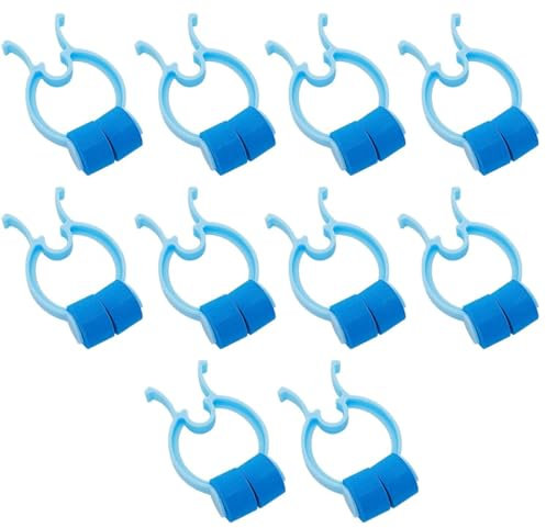 DWFEYOI 10 Pezzi Clip per Naso Clip per Sangue dal Naso con Clip per Naso in Schiuma di Plastica Imbottita Clip per Naso Emostatico per Incidenti di Emergenza