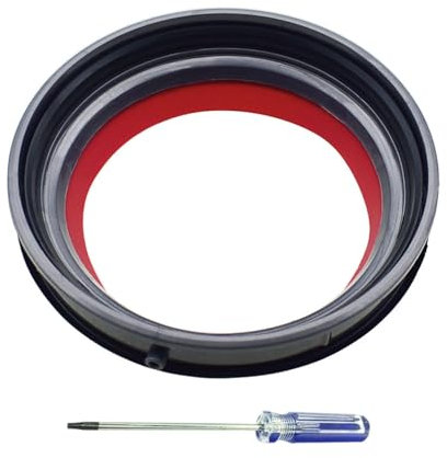 Neutop Dust Bin Top Fixed Sealing Ring Replacement Compatible with Dyson V10 SV12, Dirt Cup Bin Parts Accessories Assembly, 1-Pack.