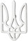 Dreamtimes ukrainischen Symbol Brosche Pins ukrainischen Wappen Anstecknadel für Männer Frauen Ukraine Dreizack inspiriert Schmuck Ukraine Remembrance Pin patriotisches Geschenk (Silber)