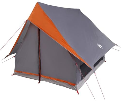 vidaXL Familienzelt mit Dach Polyester und Fiberglas Campingunterstand Zelt