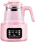 1.3L Glass Electric Kettle with Temperature Control | 72H Keep Warm | Quiet Boil | Touch Screen | Fast Heating | Smart Kettles Electric for Home or Office (Pink,One Size)