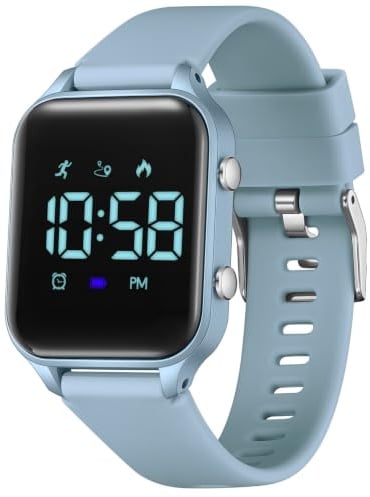 Timever Digitale Uhr Kinder Wasserdicht Armbanduhr Mädchen Jungen Stoppuhr | Sportuhr für Mädchen Jungen Licht Silikonarmband ohne App ohne Handy Digitale Uhr Alarm Timer Alltag Schule Freizeit Geschenk