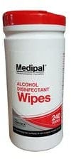 Medipal Alcohol Wipes (Tub of 240 Wipes)