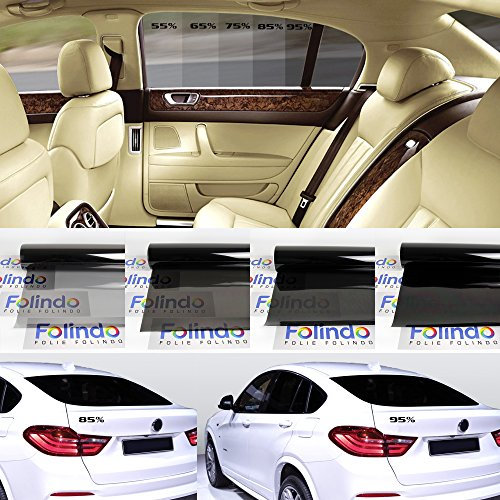Solar Screen 8,22€/m² Profi Auto Tönungsfolie Light Schwarz 65% Scheibenfolie 51cm Breite Black Plus 65c Scheibentönungs-Folie Ink ABG