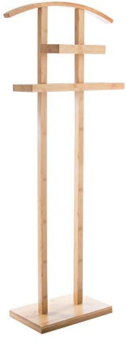 5FIVE Valet Multi-usages en Bambou - Pratique Astucieux - Coloris Bois