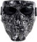 HONCENMAX Motorrad-Schutzmaske, mit polarisierten Brillengläsern, Skimaske, Taktische Maske Totenkopf Maske - Mit Winddichte Reitbrille für Airsoft Paintball Halloween