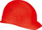 Schutzhelm,Nackenteil - rot