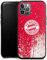 Silikon Hülle kompatibel mit Apple iPhone 12 Pro Max Case schwarz Handyhülle FC Bayern München Offizielles Lizenzprodukt FCB