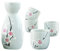 Liwein Sake Set,5 Piezas Sake De CerÁMica Japonesa Tradicionales Botella De Sake Porcelana Cups Tazas De CerÁMica Manualidades Regalo