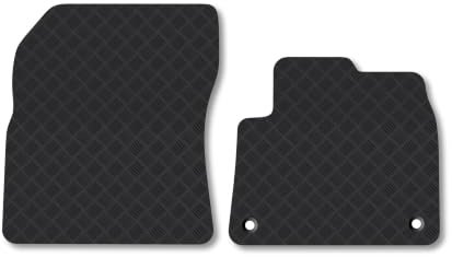 Citroen Berlingo (2018+) 3mm Rubber Car Mats | Tailored Fit Durable Floor Mats Full Coverage Protection Waterproof Accessories Easy Clean Anti Slip Made in the UK