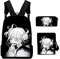 Zhongkaihua My Hero Academia Schulrucksack-Set für Teenager, Büchertasche, Reise, Tagesrucksack – Grils 3-teiliges Rucksack-Set – Anime Toga Himiko Laptop-Rucksack Schultertasche mit Bleistifttasche