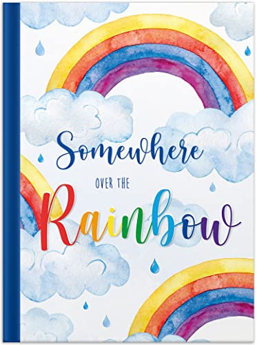 RNKVERLAG 46807 - Notizbuch „Over the Rainbow“ in DIN A4 blanko, mit 96 Blatt 70 g/m², 1 Stück