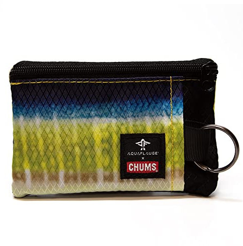 Chums Surfshort Geldbörse, Nylon, leicht (Aqua Flauge Yellowfin)