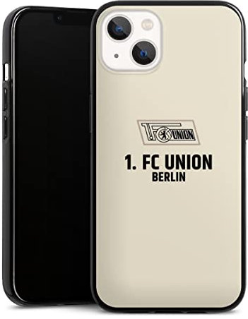 Silikon Hülle kompatibel mit Apple iPhone 13 Case schwarz Handyhülle 1. FC Union Berlin Fanartikel Trikot