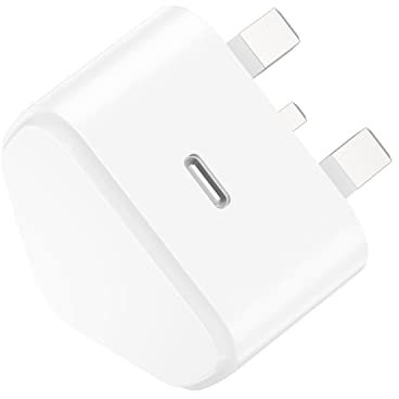 USB C Plug for iPhone 16 15 14 13 12 11 Pro Max Plus X XS XR 8, SE 2020, Pad Pro Air Mini, Samsung Galaxy, 25W Fast Charger USBC Type C Power Charging Head Adapter Charge Wall PD UK EYDMO