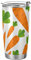 Tumbler Spring Carrot Isolierte Kaffeetasse Getränkebehälter Büro Reise Becher mit Strohhalm und Deckel 590 ml