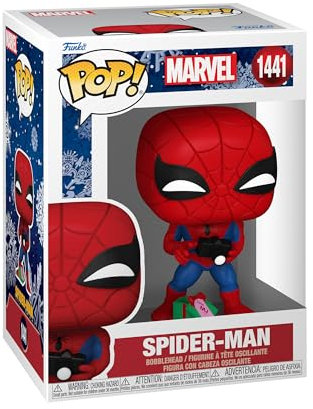 Funko Pop! Marvel: Spiderman With Open Gift - Spider-Man - Marvel Comics - Collectable Vinyl Figure - Gift Idea - Official Merchandise - Toys for Kids & Adults - Comic Books Fans
