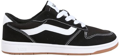 Vans Damen Ryland Ls Sneaker, Suede/Canvas Black/White, 40.5 EU