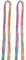 Qianyu 40 Stück Bunte Haarwickelschnur Farbverlaufsfarben Haarverlängerung Haarsträhnen zum Einflechten Kinder DIY Regenbogen Flechtdrahtband Haarschmuck für Frauen Mädchen Haar Styling Zubehör