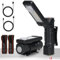 2 Lot lampes de travail LED d'atelier, chargement USB, lampe d'inspection avec fonction pivotante, pied magnétique, lampe de poche d'atelier, cadeau pour homme, pour réparation de voiture, camping
