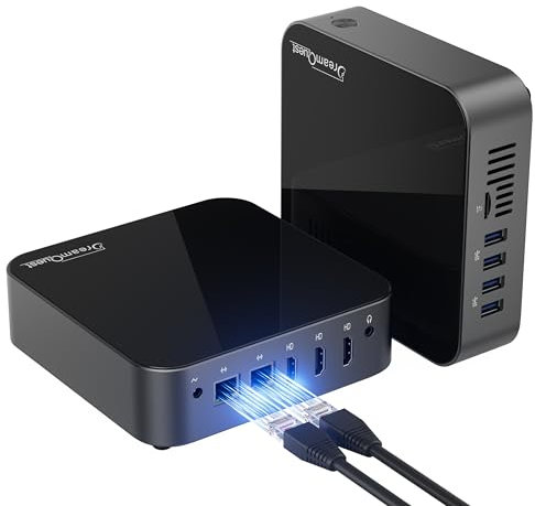 DreamQuest Mini PC Intel 12th Gen Alder Lake N95(up to 3.4GHz) 16GB DDR4 RAM 512GB M.2 SSD Mini Computers 4K Display/USB3.2/WiFi 5/BT4.2/Gigabit Ethernet Home/Business Mini Desktop Computer