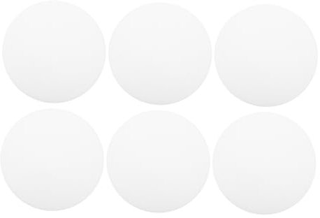 Angoily Diffusorabdeckung Für -strahler 6er-set Flache Streuplatten Downlight-schattierungsplatte Sanfte Beleuchtung Einfach Zu Installierender Deckenlichtdiffusor