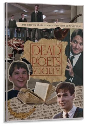 CHANNUYAN Filmposter Dead Poets Society (27) Kunstposter auf Leinwand, Gemälde, Dekor, Wanddruck, Foto, Zuhause, moderne dekorative Poster, 60 x 90 cm