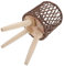 Amosfun support de pot de fleur jardinière en osier support de plante décorative cache-pot décoratif jardinière rustique pot de fleur sur pied support de jardinière Bois Brun