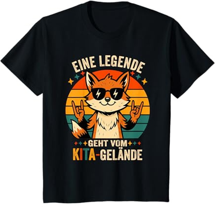 Kinder Legende Geht Vom Kita-Gelände Kita Abschluss Abgänger 2027 T-Shirt
