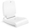 COSTWAY Chaise de Bord de Piscine avec Poignée, Chaise Pliante en PE, Trou de Drainage, Base Antidérapante, pour Piscine Plage Pêche Camping Navigation, 56 x 47 x 52 cm (Blanc)