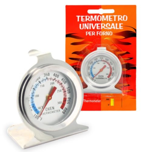 Anakel Home Universal Oven Thermometer Stainless Steel Oven Temperature Measuring High Precision 300 Degrees