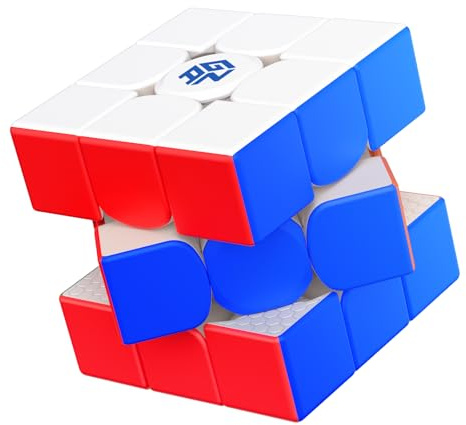 GAN 356RS2 Zauberwürfel Klassisch 3x3, Speed Cube Original mit IPG & GES+,Professionelle, Glatte und hohe Fehlertoleranz,Ideales Knobelspiel für Erwachsene und Kinder