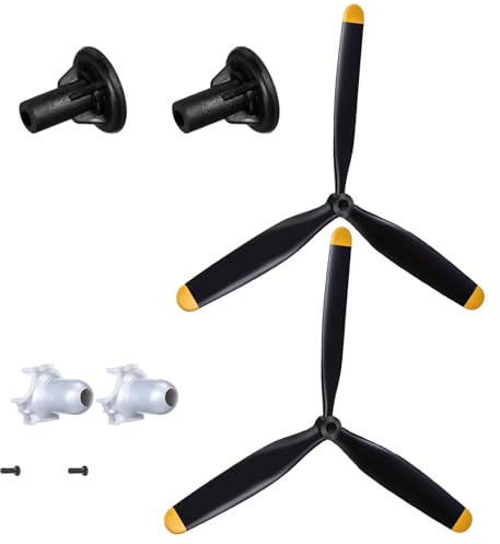 THINCAN High Efficiency 3 Propeller Set For Remote Control Fighter Jets And Aerobatic Model Planes Radio Control Plane Propeller Accessories