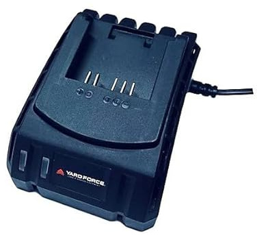 Yard Force 20V Charger for CR20 Range, Battery Powered, Type G 3-Pin UK Plug, Compatible with Lithium-Ion Batteries, Model AL C24C